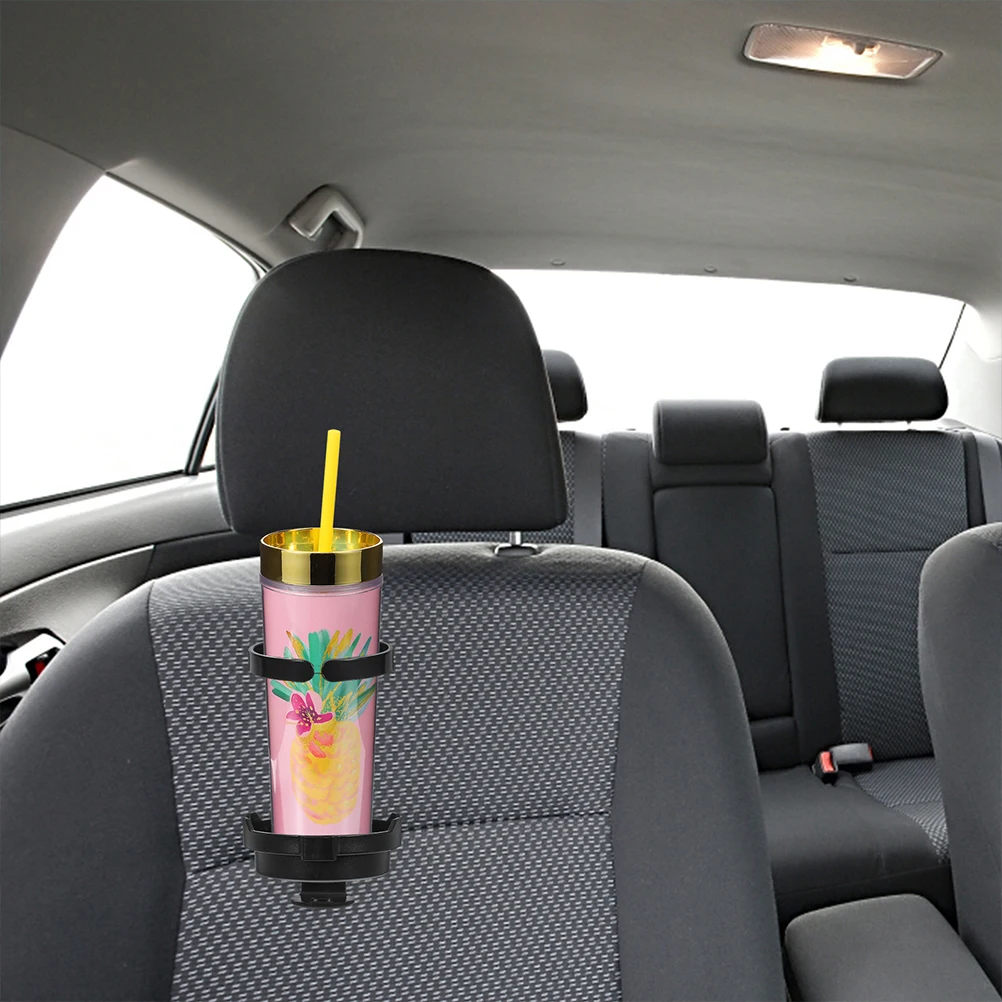 

2pcs Car Cup Holders Backseat Drink Hooks Water Bottle Storage Rear Seat ABS Material Stylish Design Effortless Installation