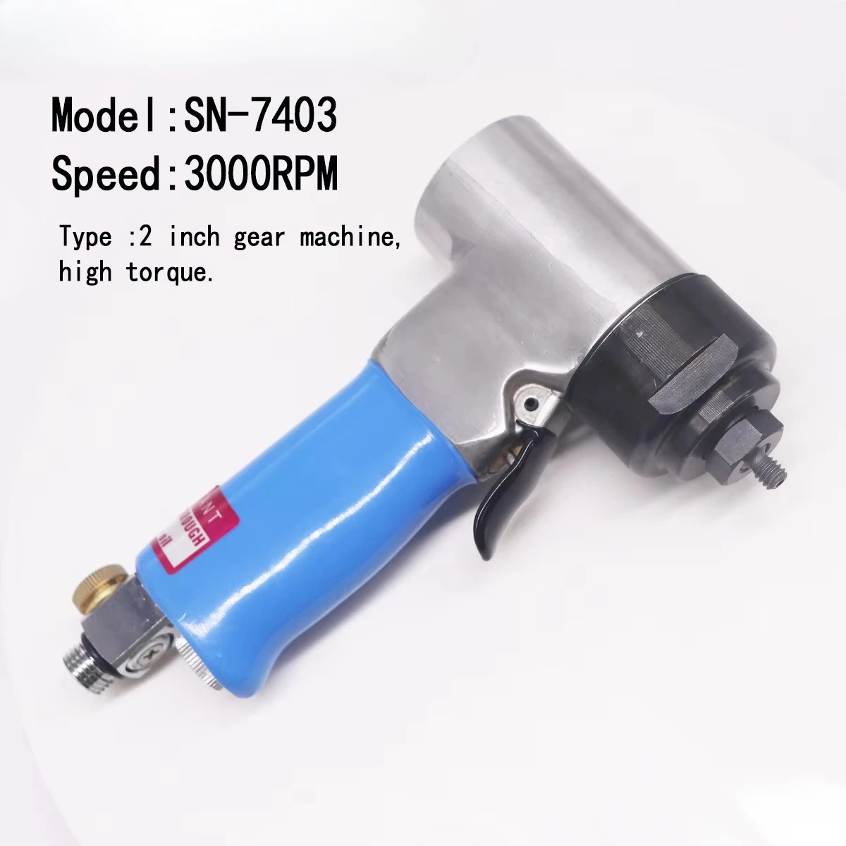 7403 Gear-Driven Air Polisher | 20K RPM Turbo Metal/Wood Finishing | OEM Customizable for Waxing & Buffing