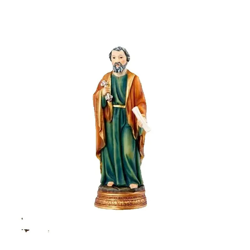 San Pedro Religious Figure Resin 12 cm