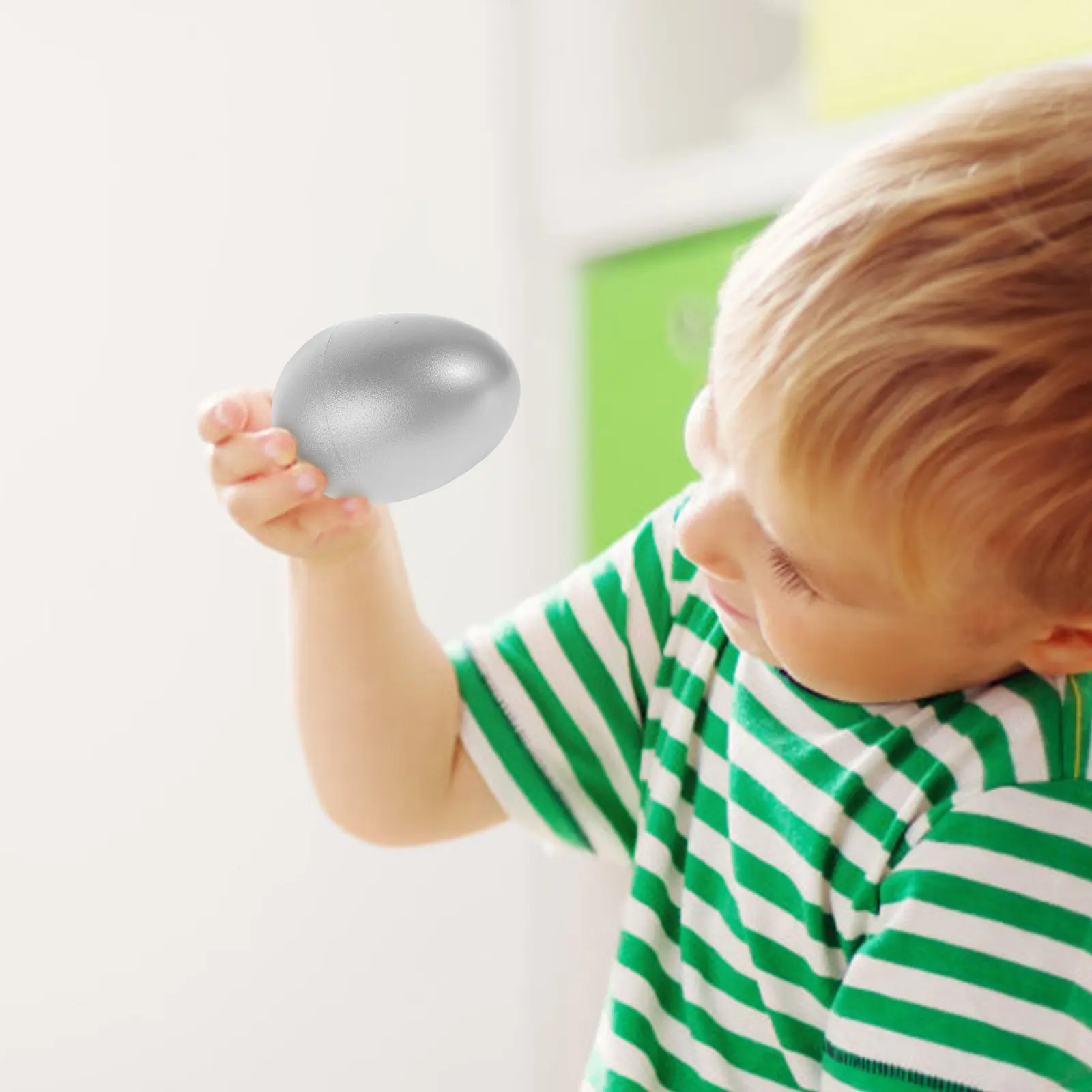 

2 шт. аналоговые песочные яйца-шейкеры, удобные, с равномерным звуком, музыкальные песочные колокольчики для раннего развития младенцев и дошкольников