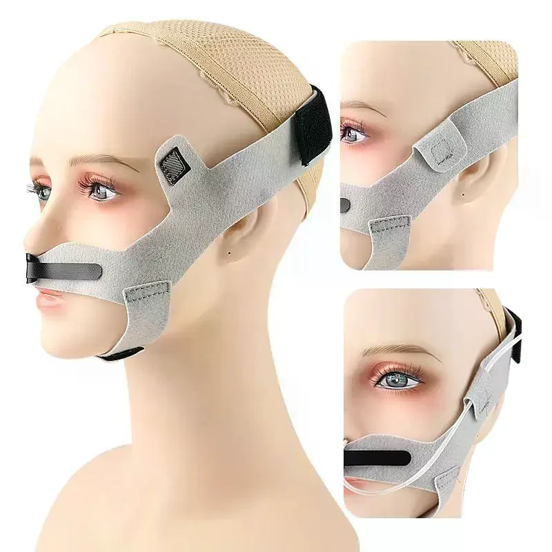 Oxygen Tube Liquid Food Duct Head Duct Fixing Strap Elastic Adjustable Tube Strap Long Term Bed Rest Oxygen Tube Fixation Device
