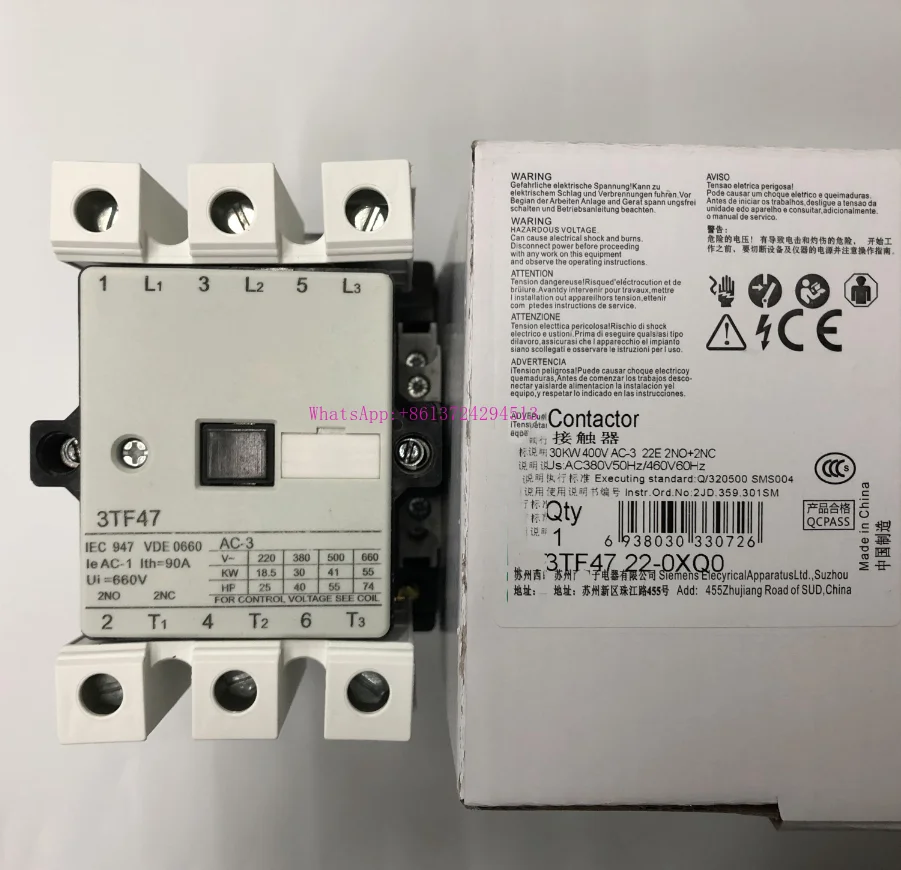 

Brand New 1PC 3TF4722-0XQ0 contactor In Box In stock