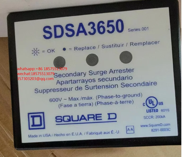 

FOR Schneider SDSA3650 Surge Protector, Brand New 1 PIECE