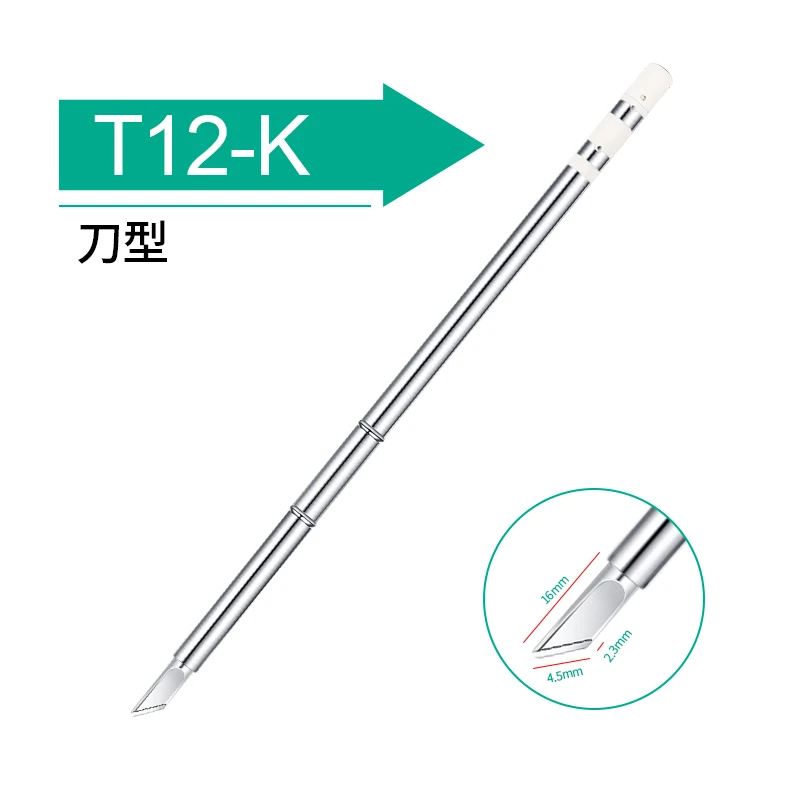 T12 Elektrische Lötkolbenspitzen T12-K B2 BL I ILS JL02 D24 KF BC2 BC3 C4 Spitzenkits für Hakko fx951 Micro DIY Lötstation