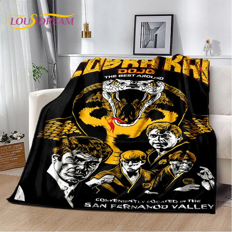 Cobra Kai Amanda TV Karate Soft Plush Blanket,Flannel Blanket Throw Blanket for Living Room Bedroom Bed Sofa Picnic Cover Kids