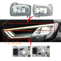 4x Matrix Headlight Daylight DRL Module Unit LED Board 8V0998473B 8V0998474B For 2017-20 Audi A3 S3 RS3 2017-20