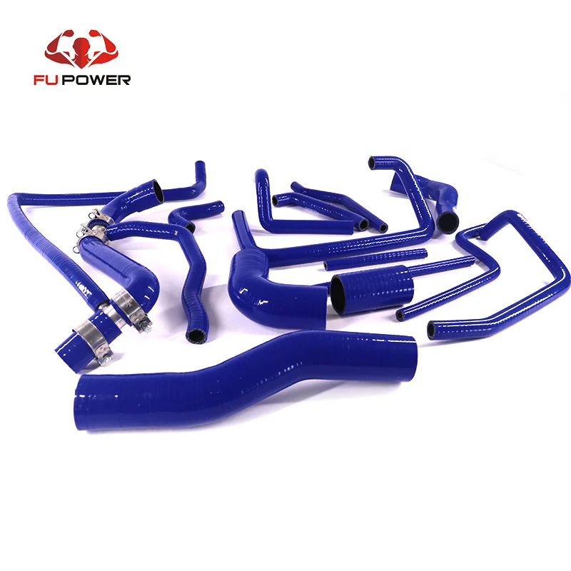 Alto rendimiento para Land Rover Defender 300 TDI 1994-1998 Kit de manguera de silicona refrigerante