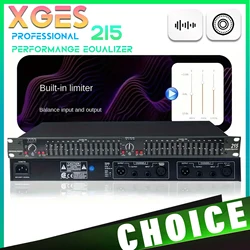 EQ215 Professional Sound Equalizer: Boost Your Audio with US Plug and Precision Tuning - Ideal for Studios and Live Performances