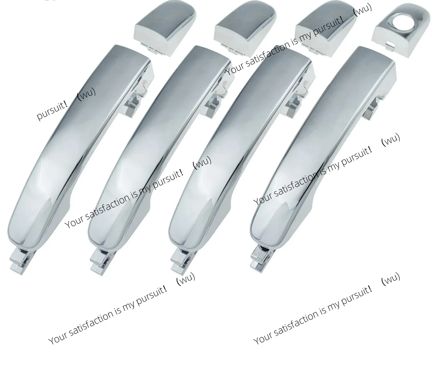 For Ford Mazda Ranger BT-50 2012-2020 Everest T6 T7 2016-2020 AB3921218A14AC AB39-26224A46-CB UC9M59415 Outer Door Handle Chrome