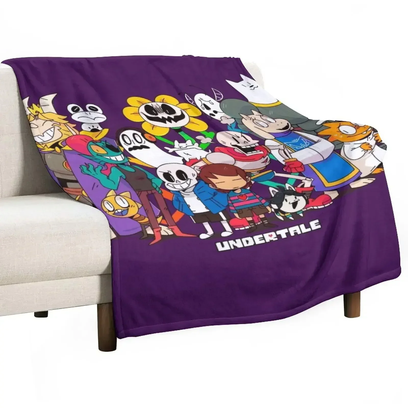 

Undertale Adventure Throw Blanket Quilt Decorative Sofa Thin Blankets