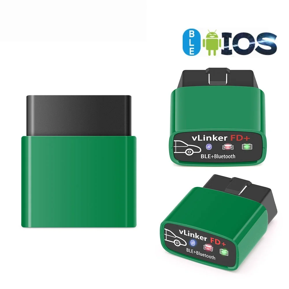 

Автомобильный сканер Vgate VLinker FD Bluetooth4.0 Automotriz OBD2, диагностические инструменты, автоматический сканер для Ford Forscan Android IOS Windows