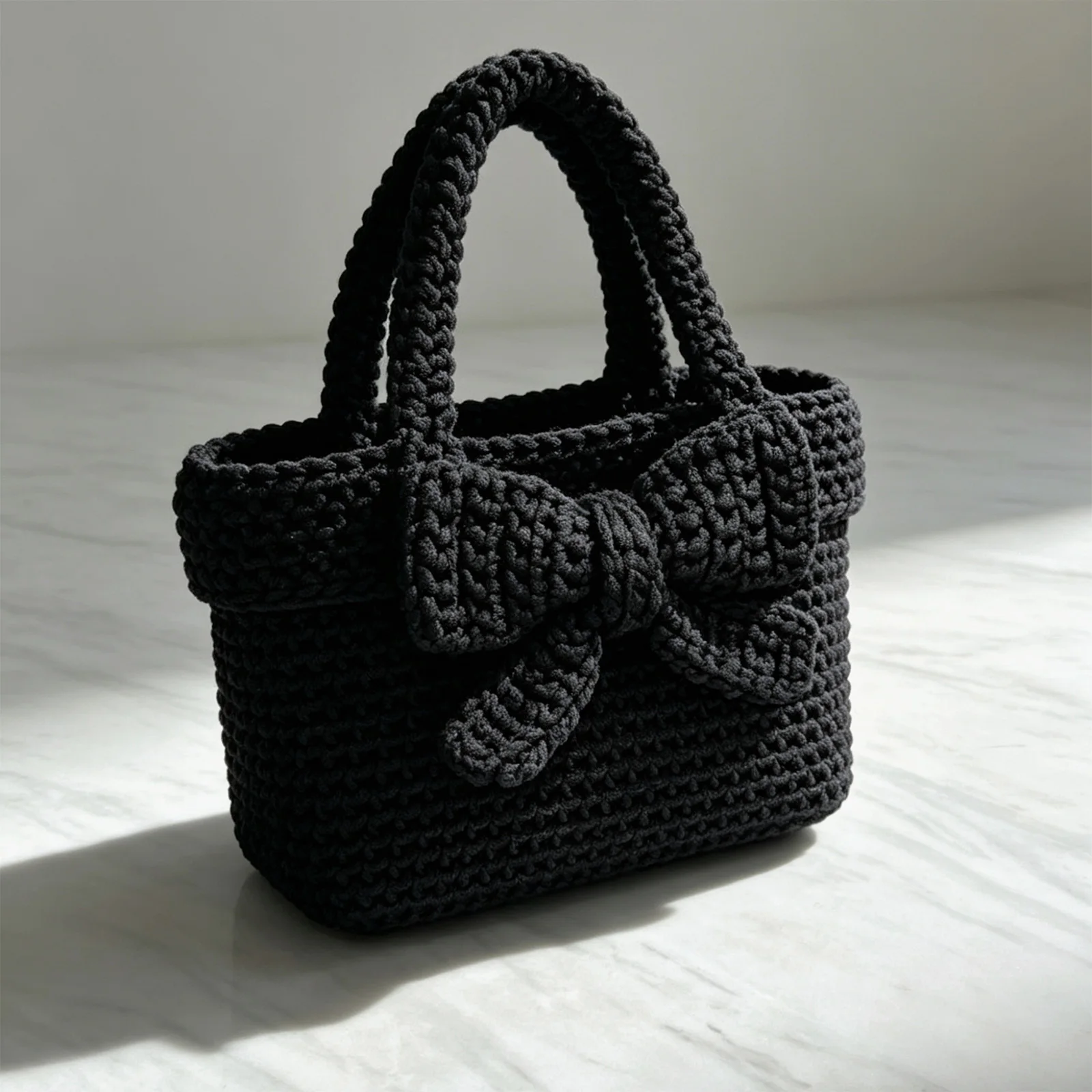 Women's Handbag with Bow, Country-Style Gift, Suitable for Girls, Mother's Day, Birthday Gift, Handmade Crafts