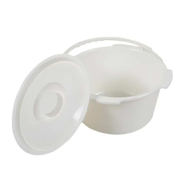 Thickened Elderly Toilet Chair with Lid Potty Inner Bucket PP Portable Toilet