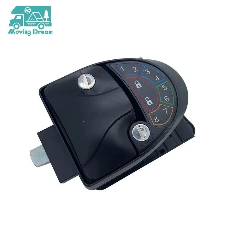 Hot Sale Keyless Entry Door Lock with Keypad for RV Trailer Camper Vans Motorhome Black Zinc Alloy Heavy Digital Code