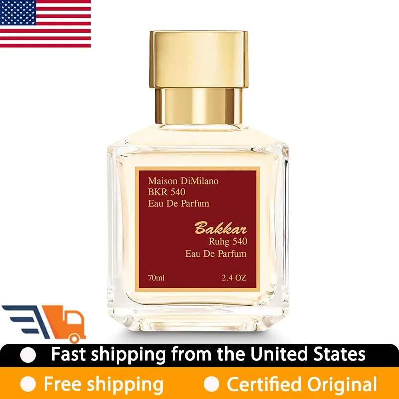 

Maison Francis Kurkdjian Baccarat Rouge 540 Eau de Parfum 70 ML Original Perfumes Lasting Oriental Perfume Pheromones 2.4 Oz