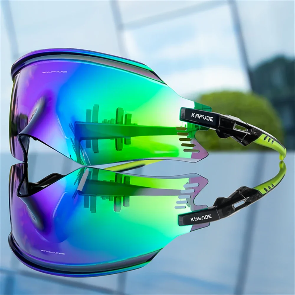 Kapvoe Hot Racefiets Zonnebril UV400 Bescherming Fietsbril Heren Dames Sportbrillen Wandelbril Outdoor Rijbril