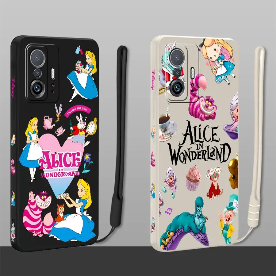 Мягкий чехол Disney «Алиса в стране чудес» для Xiaomi Mi 10T 11T 12T Pro 13 11 12 Lite