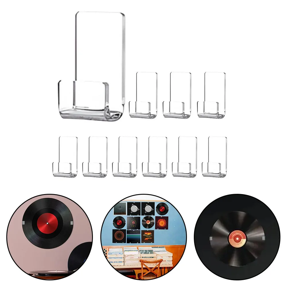 Record Rack Acrylic Wall Hanging Hook Acrylic Transparent Wall Hanging For Record Display Brand New High Quality