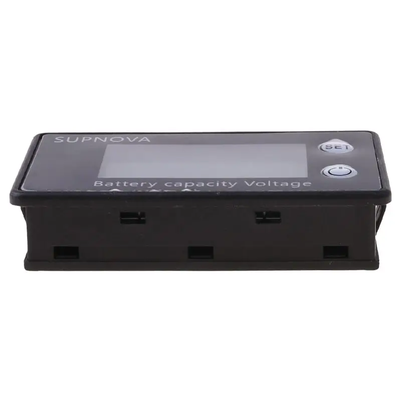 Battery Capacity for 8V-100V Acid Lithium LiFePO4 Car Motorcycle Voltmeter Gauge 12V 24V 48V 7