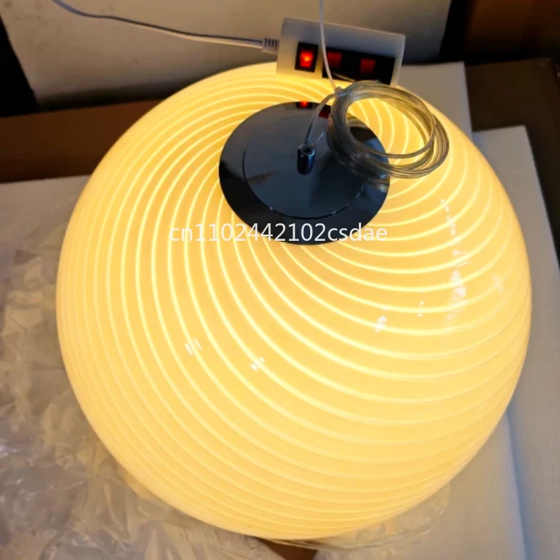 2026 Murano Lollipop Colorful Glass Pendant Light Bubble Creative 20 30 40cm for Restaurant Living Room Bedroom Children Room
