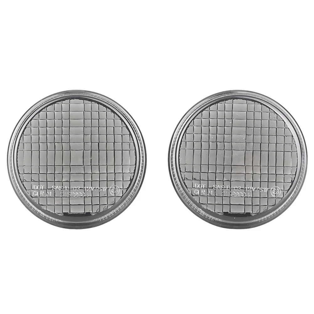 1Pair E-Mark Motorcycle Turn Signals Light Indicator Blinker Lens Cover for HONDA ALL CRUISERS 1997 1998 1999 2000 Clear/Smoke