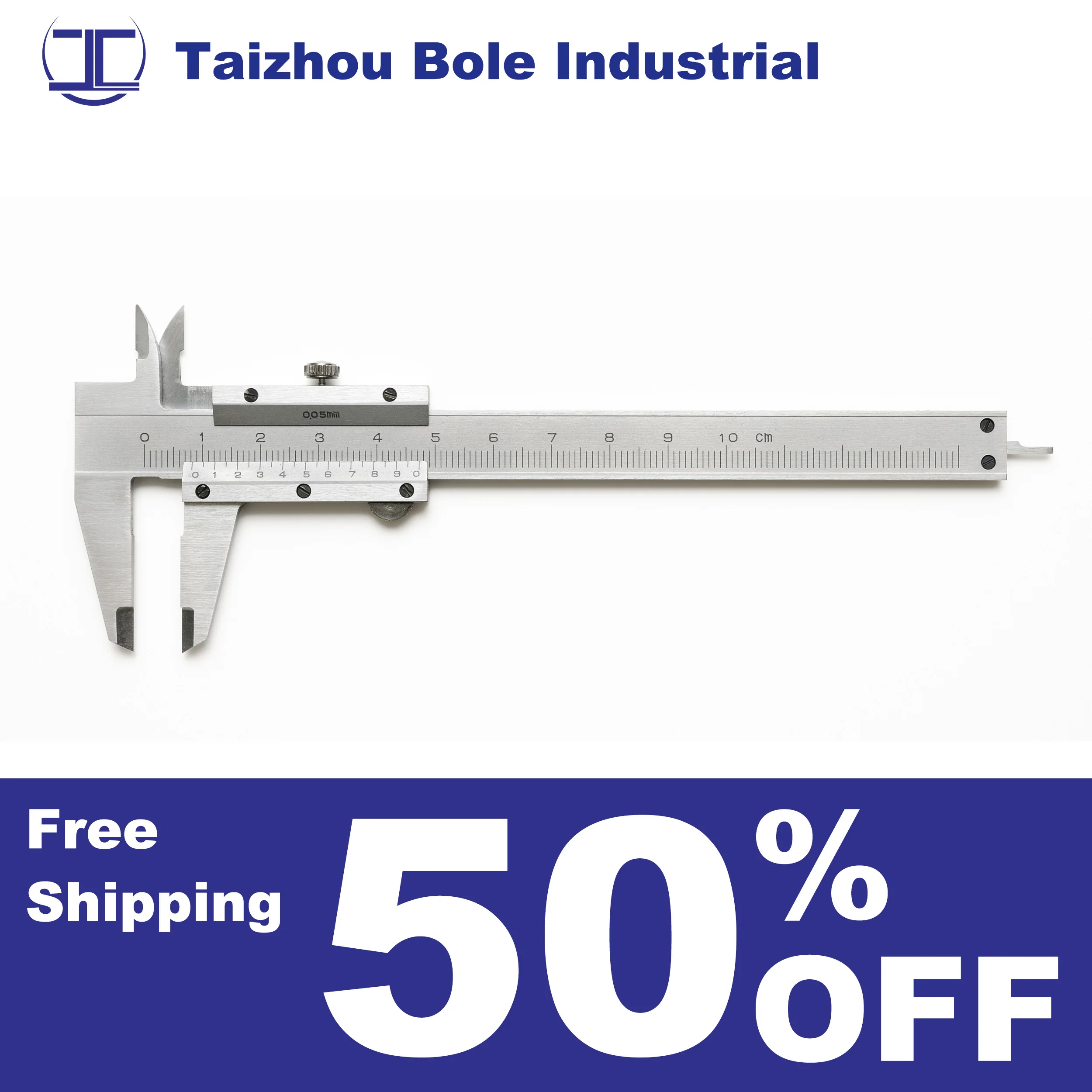 High quality stainless steel Vernier Caliper with self lock 6