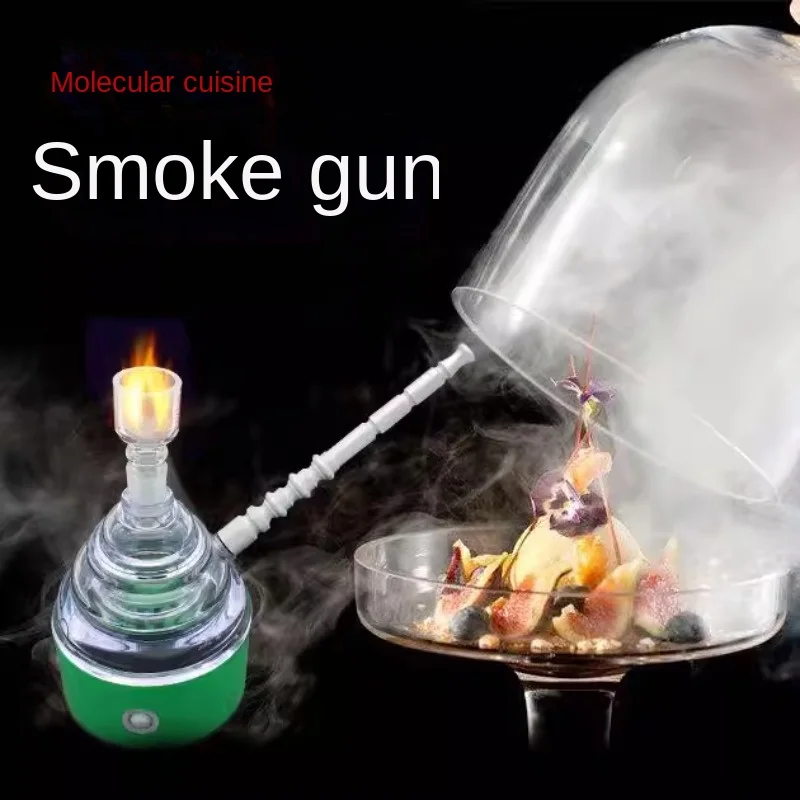 

Tower molecular cocktail smoke gun molecular cooking smoke gun five-piece molecular cocktail