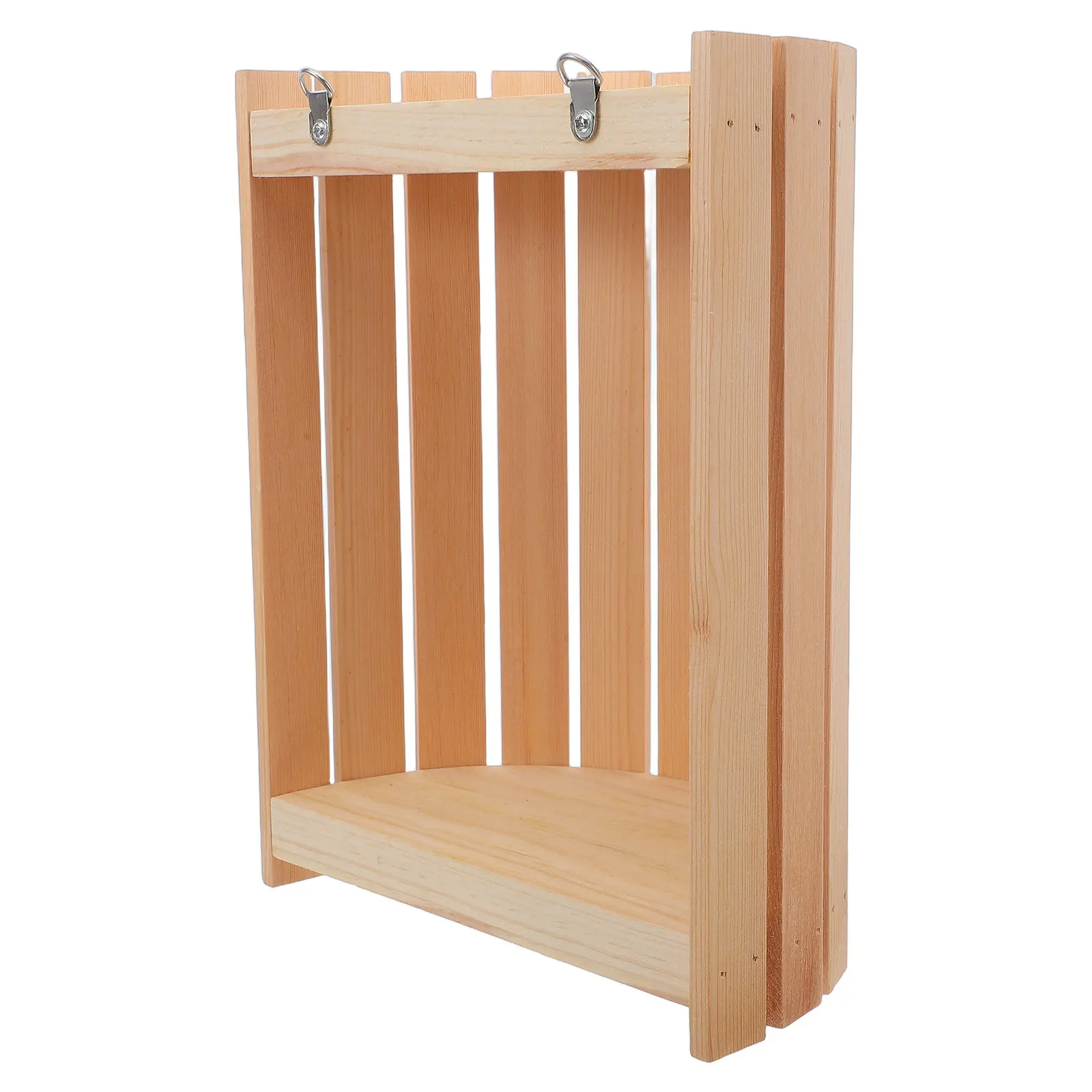 Sauna Room Lampshade Wooden Semi-Cylindrical Rustic Light Cover for Steam Room Spa Decor High Temp Resistant Wood Slat Lamp
