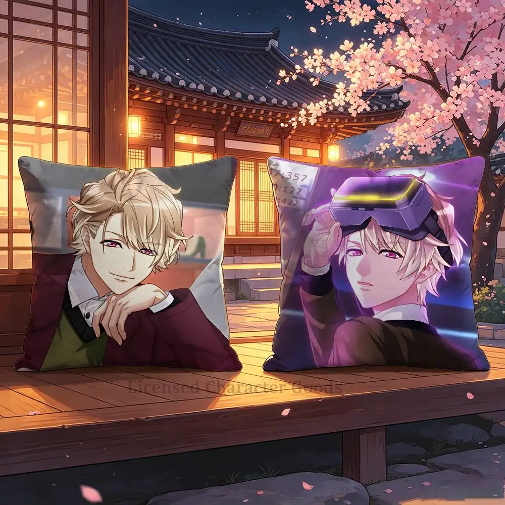 I-Itaru C-Chigasaki A-A3 Game Double Sided Print Soft Throw Pillow Cover Washable RV Camper Interior No Insert