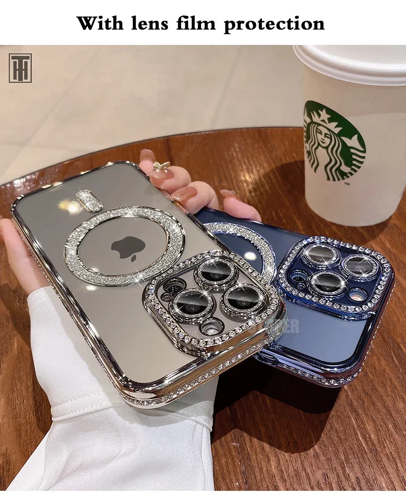 Custodia Scintillante Per IPhone 14 - Italia