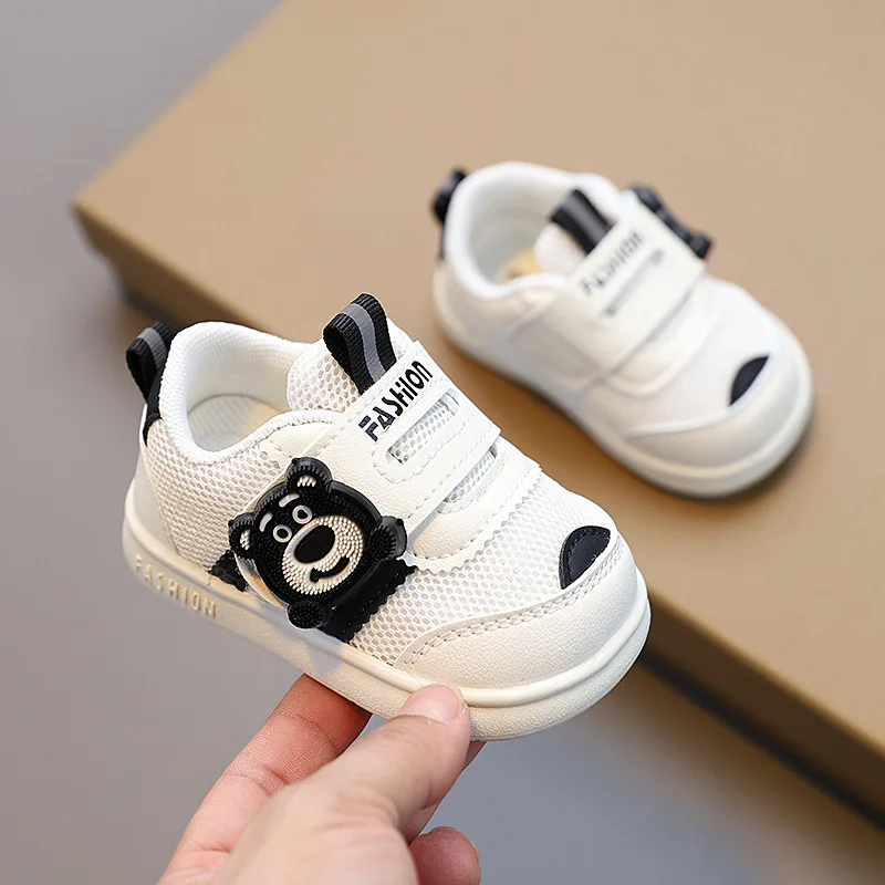 Disney 2025 Baby First Walkers - Soft Sole Anti-Slip for 0-3 Years, Breathable Mesh for Boys & Girls