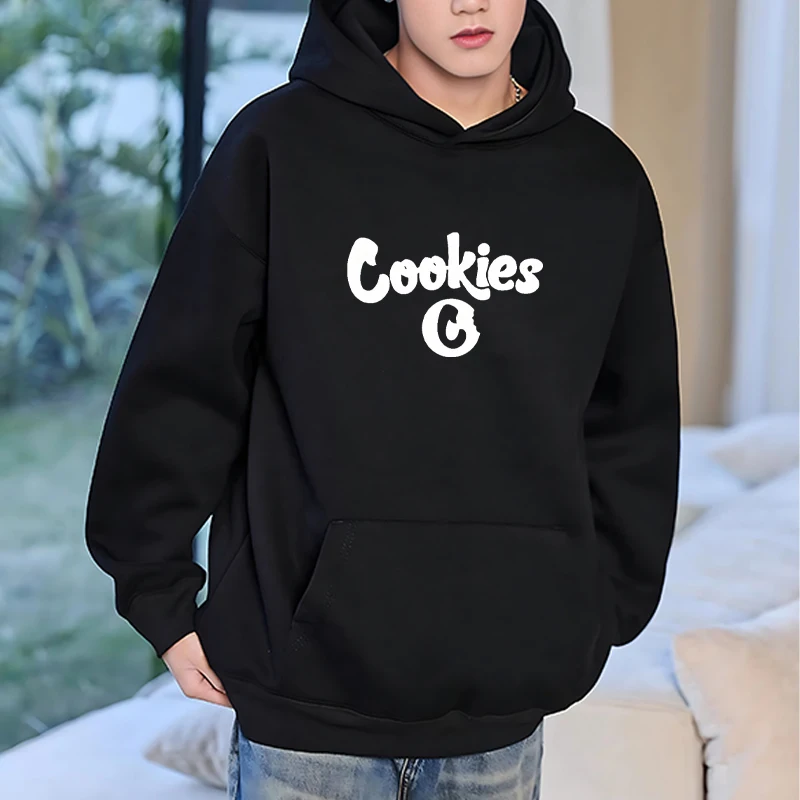 

New arrivals for Spring 2025 cartoon biscuit print hoodie Men women unisex hoodie sweatshirt pullover hip-hop casual tops