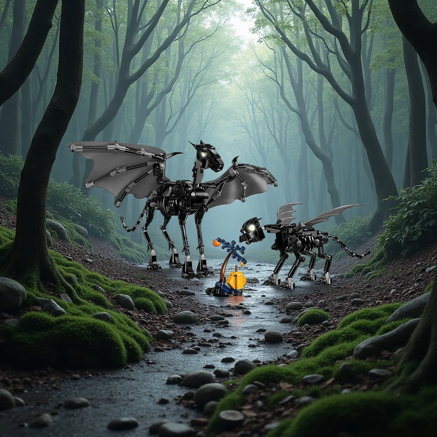 

Конструктор MOC Darkwing Horse: Священный зверь, 548 деталей, собранная модель. Уровень сложности: для взрослых. Коллекционное издание.