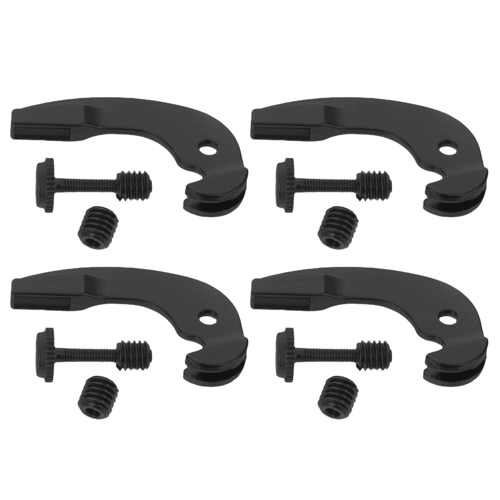 

4Pcs Cello Fine Tuners Dual Row Integrated Black Metal String Adjusters Replacement Parts Precise Stable Tuning for 34-44 Cellos