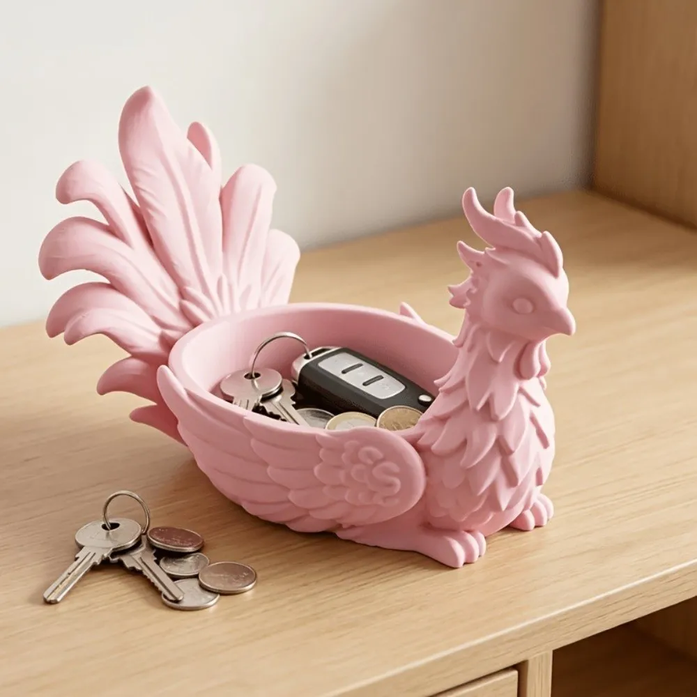 Gifts Deer Jewelry Storage Box Phoenix 3D Printed Desktop Organizer Home Decor Christmas Ornaments Desk Accessory 5