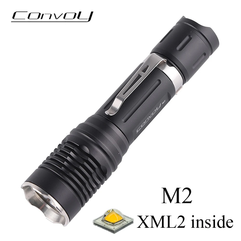 Convoy M2 XML2 Flashlight Linterna Led 18650 Torch High Power Flash Light EDC Fishing Camping Lamp Portable Lighting