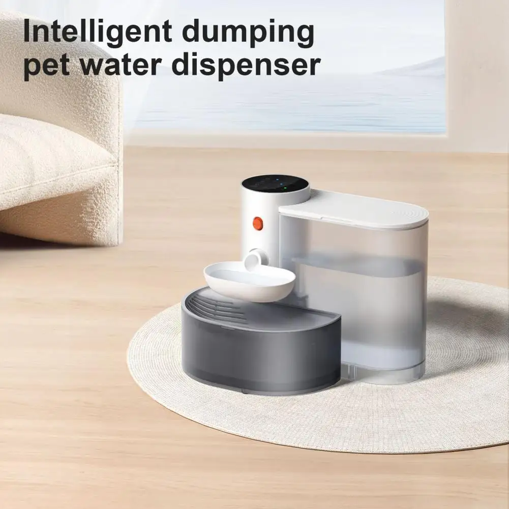 Clean Water for Pets Snap-on Structure Pet Fountain Automatic Pet Water Fountain for Indoor Cats Dogs Quiet Flowing Water