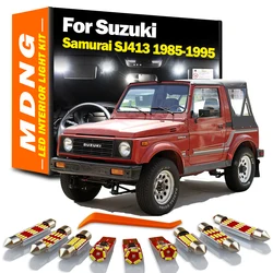 MDNG 8Pcs Car LED Interior Map Reading Dome Light Kit For Suzuki Samurai SJ413 1985 1987 1988 1989 1990 1991 1992 1993 1994 1995