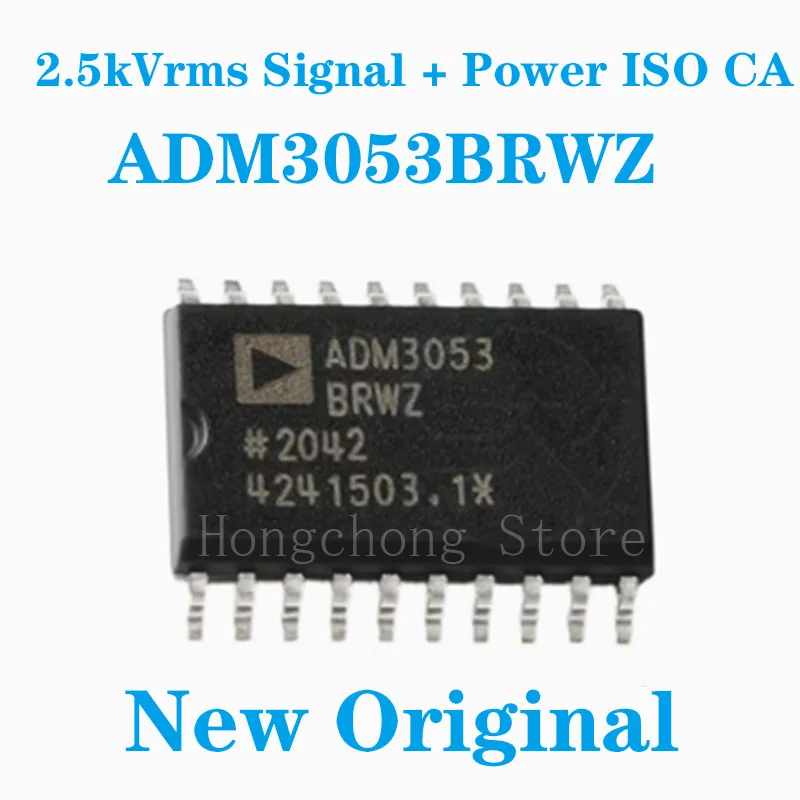 

New Original ADM3053BRWZ ADM3053 ADM3053BR ADM3053BRWZ-REEL7 2.5kVrms Signal + Power ISO CA SOIC20P CAN 1Mbps 5V IC chip 5PCS