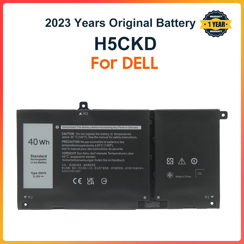 53WH H5CKD Laptop Battery For DELL Inspiron 5408 5508 5509 5400 5406 7405 7500 7506 2-in-1 For DELL Latitude 3410 3510