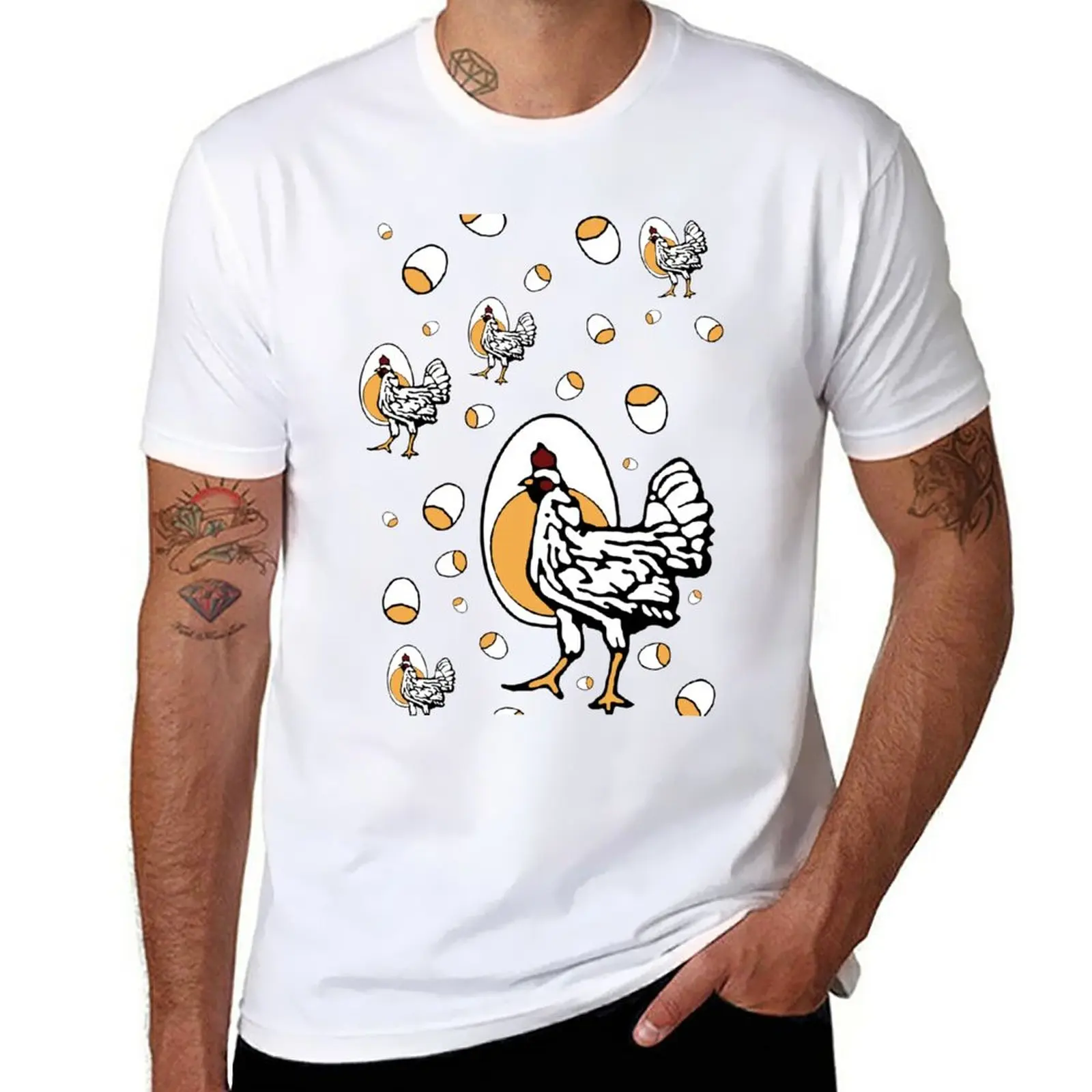 Retro Roseanne Chickens T-Shirt sports fans blanks mens graphic t-shirts pack