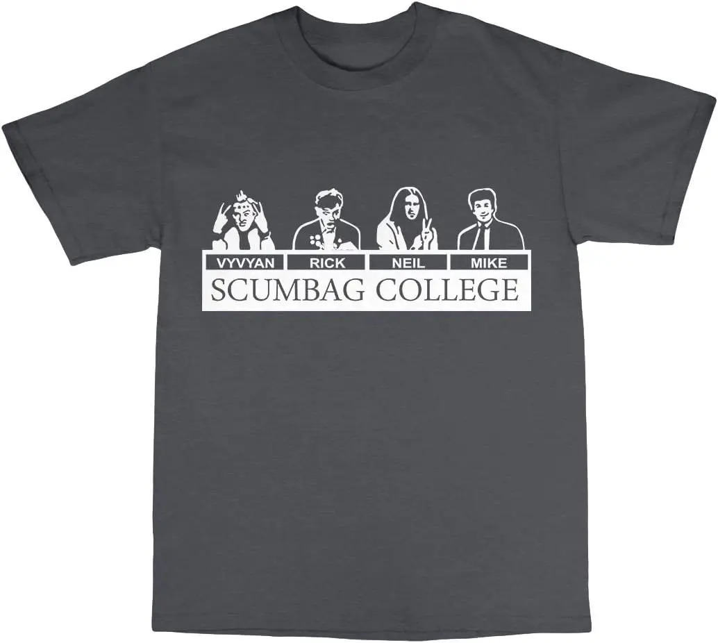 Scumbag College T-Shirt The Young Ones Inspired Tees High Quality 100%Cotton Short Sleeve