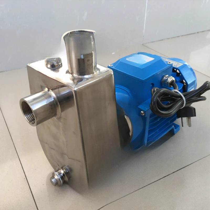 25FBZ-8 stainless steel self-priming pump, single-stage self-priming pump, open impeller self-priming pump, 304/316