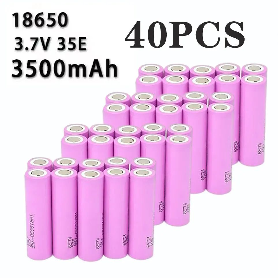 Für 35E Power 18650 Lithium-Batterie 3500 mAh 3,7 V 25 A Hochleistungs-Elektrowerkzeuge INR18650