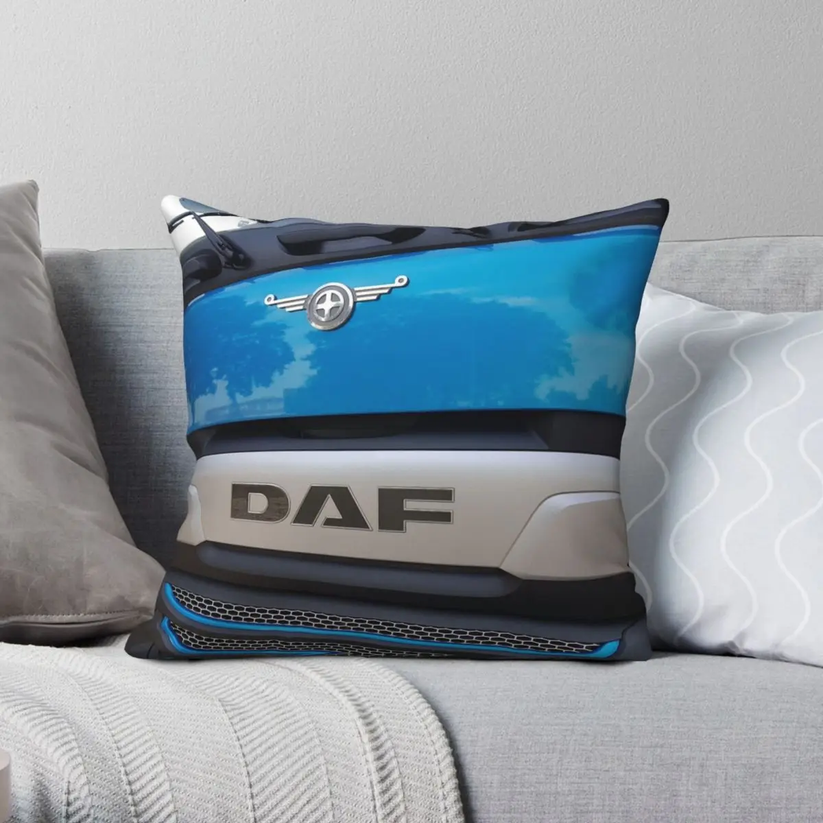 DAF Grill 2018 Pillowcase Polyester Linen Velvet Printed Zip Decorative Throw Pillow Case Car Cushion Cover