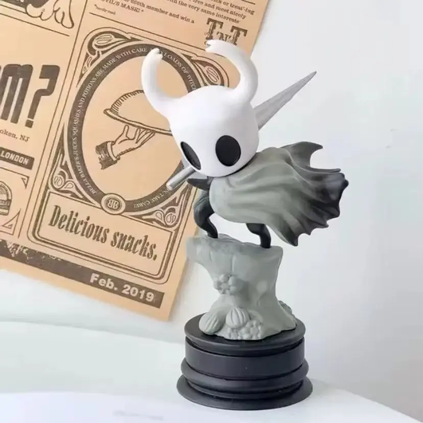 Figura de Anime del Caballero Pequeño de Hollow Knight, Modelo Hecho a Mano, Accesorios de Juego, Chasis, Estatua de PVC
