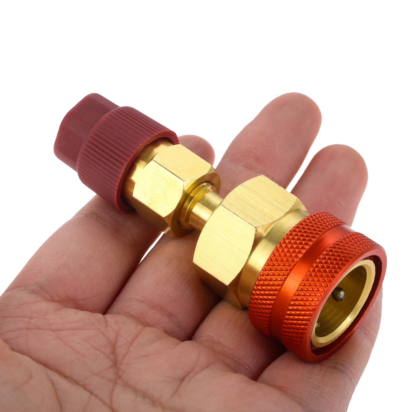 R1234yf To R134a Quick Coupler Adapter Set - AC Refrigerant Conversion Kit With HP/LP Connectors