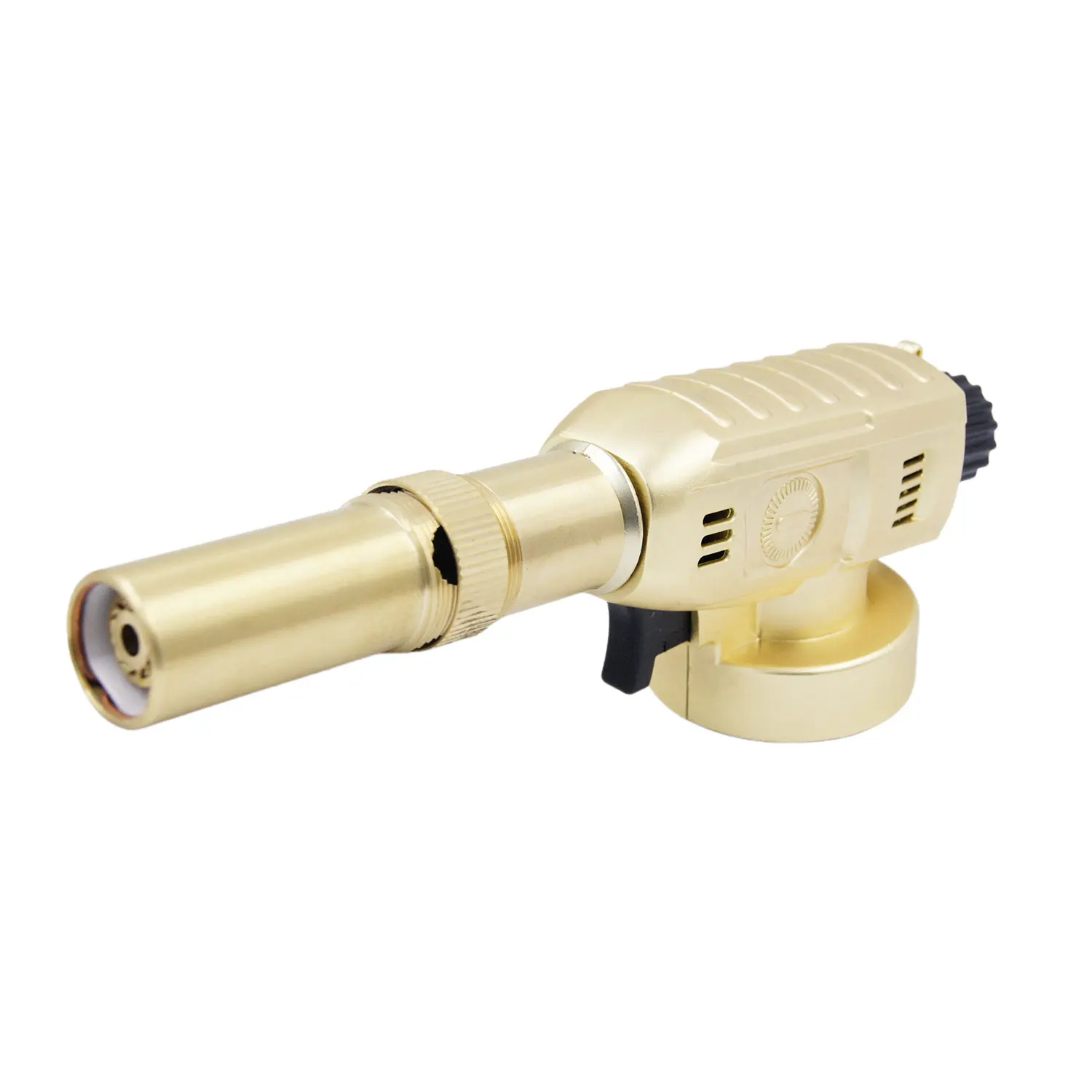 

LAIWEI 8098 Metal Model Pure Metal Sports High Temperature Electric Lighter Flame Adjustable Baking Torch for Kitchen & Welding