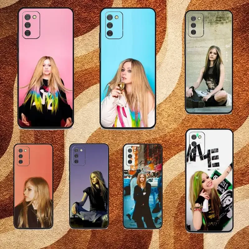 A-Avril L-Lavigne Rock Girl Phone Case For Samsung Galaxy,S,23,22,21,20,10,e,9,8,7,6,5G,plus,edge,ultra,lite Black Soft Cover