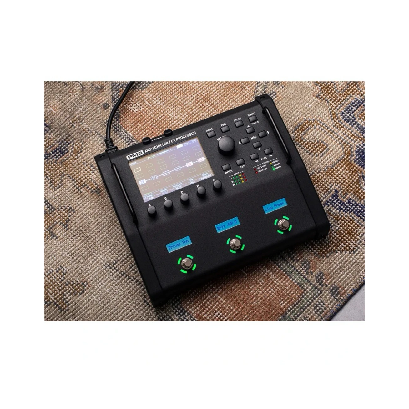 Fractal FM3 AMP Modeler/FX-процессор, напольные педали мультиэффектов, гитарный процессор, педаль эффектов для электрогитары для аудиосистем